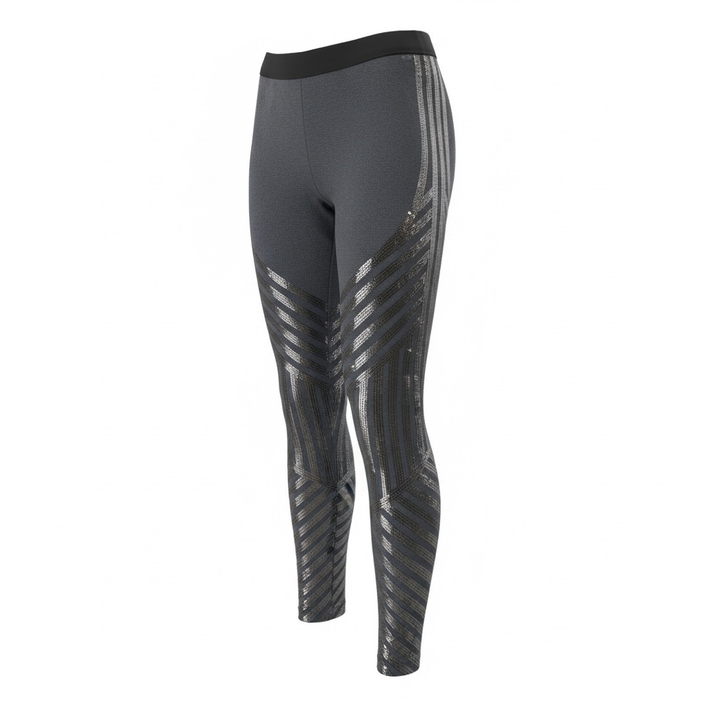 Bcbgmaxazria Black Sequin Panel Leggings